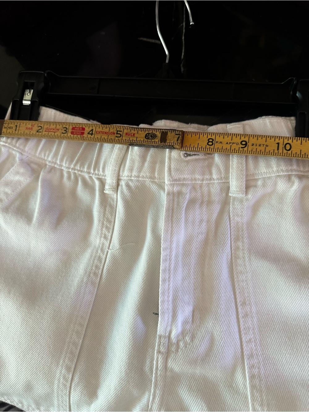 GAP Women's Cream High-Rise Utility Shorts - Picture 9 of 9